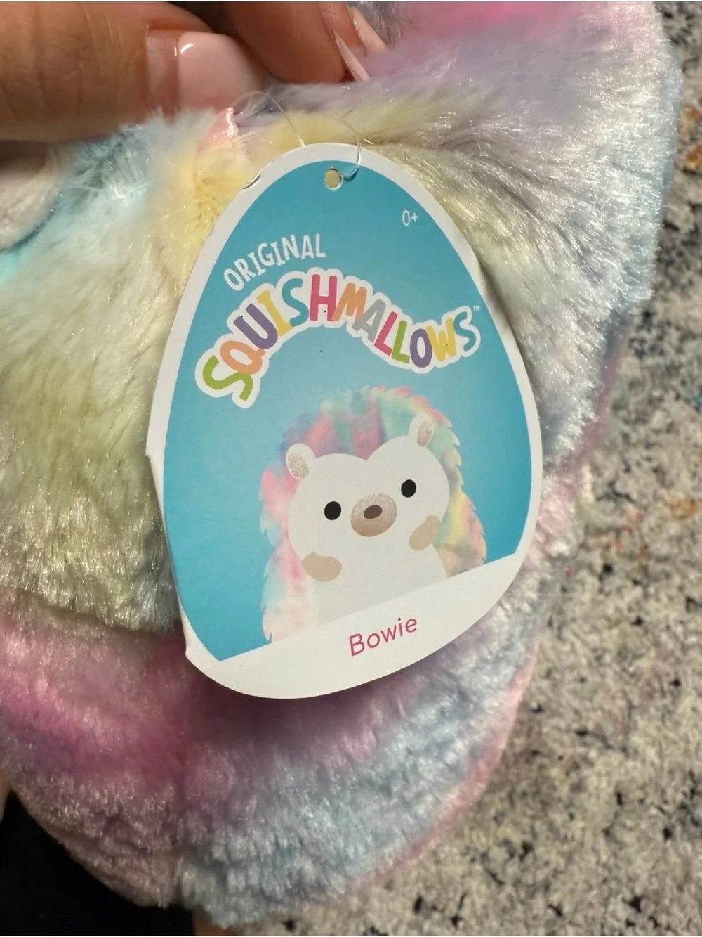 NEW - Bowie Squishmallow Hedgehog - 12 inches
